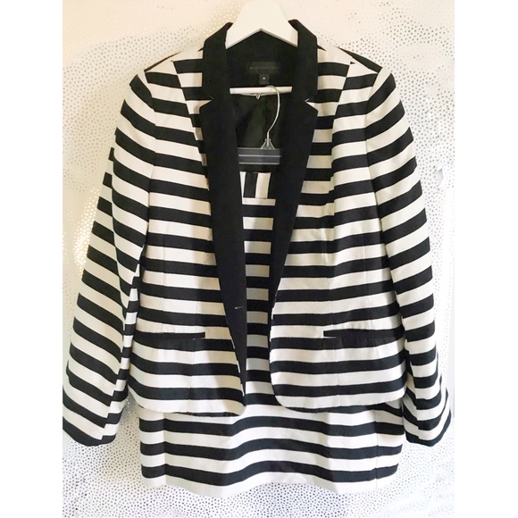 Worthington Dresses & Skirts - Worthington Striped Blazer and Skirt Set